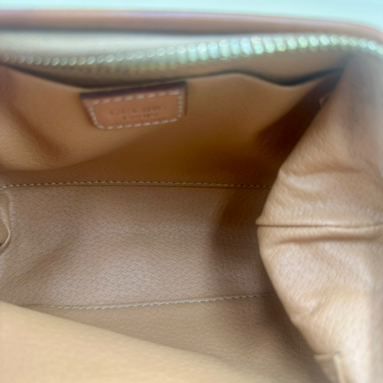 Celine Vintage Macadam Vanity Cosmetic Pouch, Macadam Canvas & Leather | Shop Authentique Lux