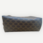 Celine Vintage Macadam Vanity Cosmetic Pouch, Macadam Canvas & Leather | Shop Authentique Lux