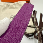 Hermès Reversible H Belt, 24mm Swift & Epsom Calfskin, Rose Mexico/Anemone, Size 80, Full Set | Shop Authentique Lux
