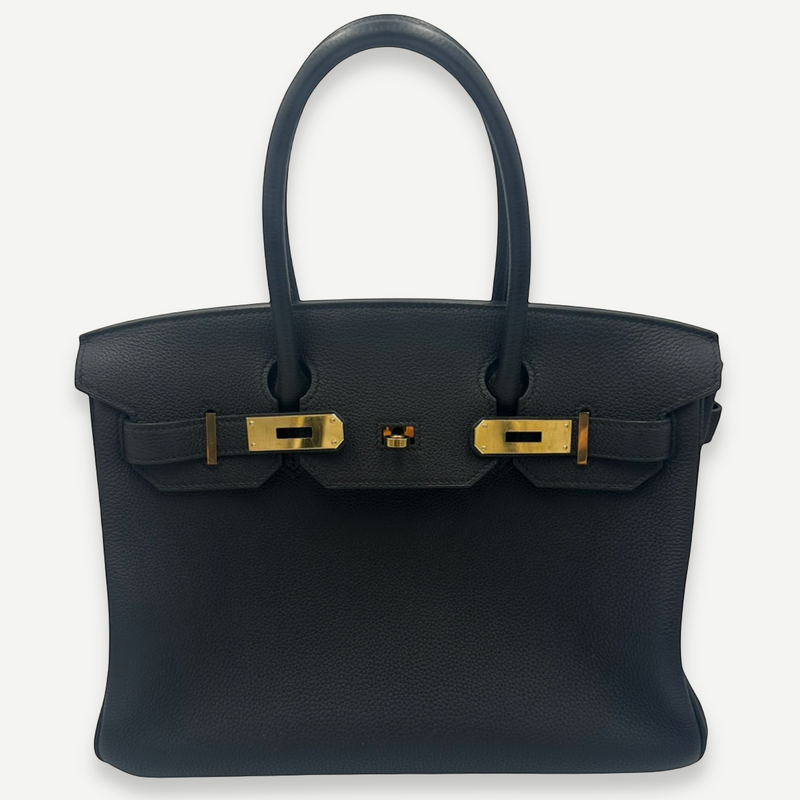 Hermès Birkin 30 Handbag Black Togo Leather Gold Hardware 2022 | Shop Authentique Lux