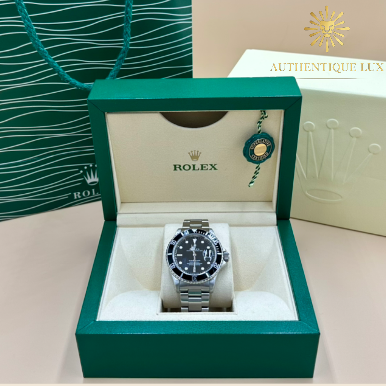Rolex Submariner Date 16610 Tritium Dial (1997/1998) | Shop Authentique Lux