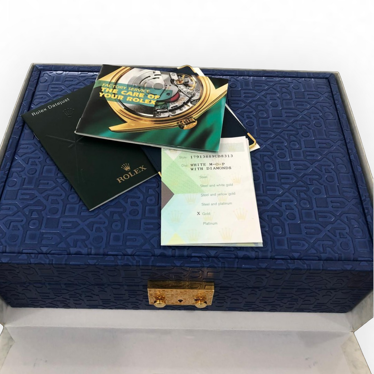 Rolex Lady-Datejust 26 Ref. 69138 Yellow Gold Diamond Dial President Bracelet | Shop Authentique Lux