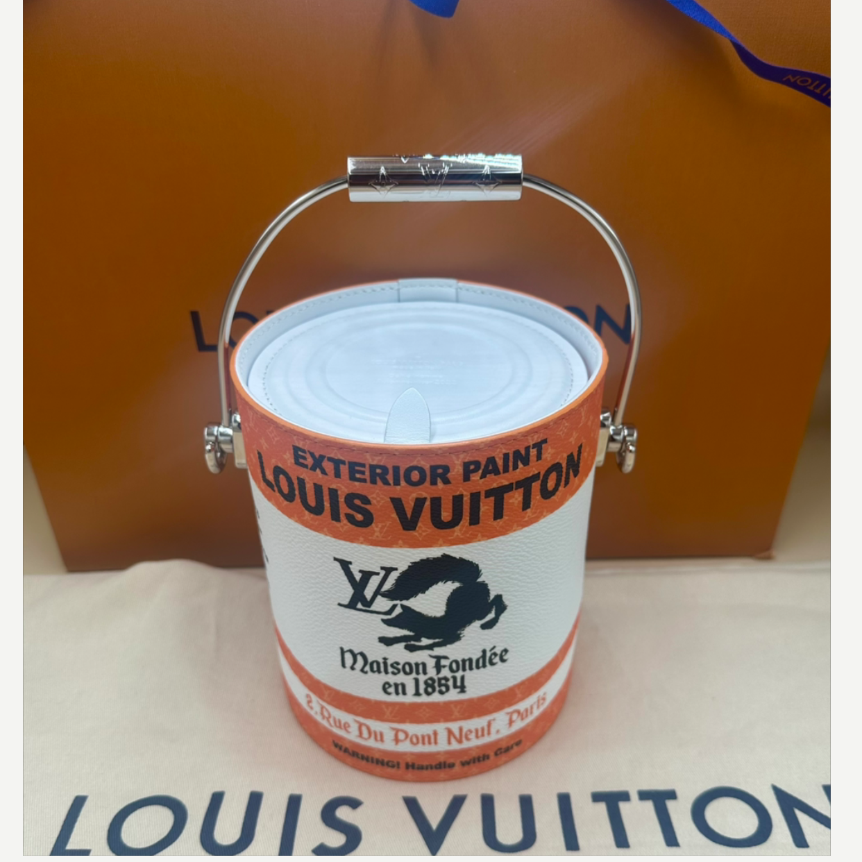 Louis Vuitton 2022 Paint Can Bag Orange | Shop Authentique Lux