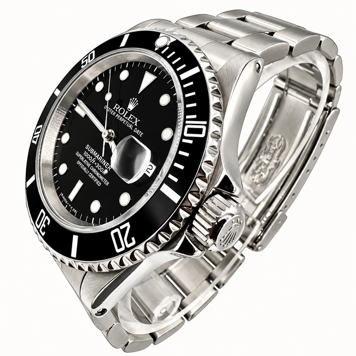 Rolex Submariner Date 16610 Black Tritium Dial Circa 1998 | Shop Authentique Lux