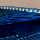 Saint Laurent black leather document pouch silver zipper I Authentique Luxury I 100% authentic YSL