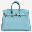 HERMÈS Blue Ciel Togo Birkin 25, Gold Hardware, 2020 | Shop Authentique Lux