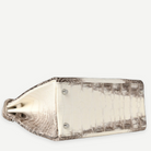 HERMES Kelly 25 Retourne, Himalaya Matte Niloticus Crocodile, PHW, Full Set, 2024 | Shop Authentique Lux