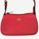 GUCCI pink goatskin Mini Aphrodite shoulder bag, rear view | Shop Authentique Lux