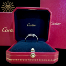 Shop Authentic Cartier Juste un Clou Small Model (SM) Ring in 18k White Gold, size 7.25 (55), weighing 4 grams. Includes original boutique packaging.