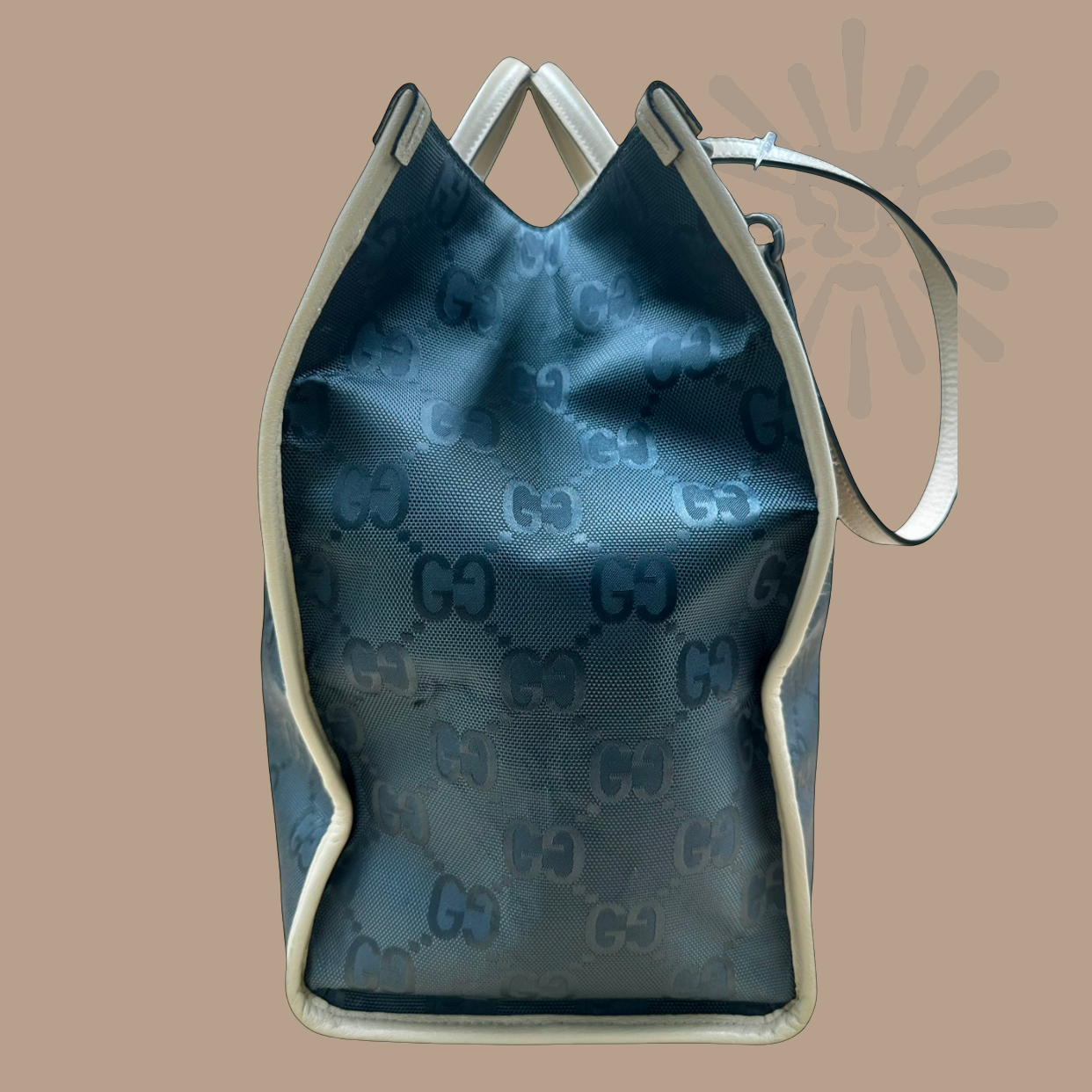 Gucci Off The Grid Econyl GG Tote with Leather Trim and Detachable Strap – Authentique Luxury