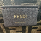 Fendi Zucca FF Canvas Crossbody Bag, Brown Leather Trim, Small | Shop Authentique Lux