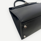 Hermès Kelly 28 Sellier, Noir Box Leather, PHW, Full Set, 2000 | Shop Authentique Lux