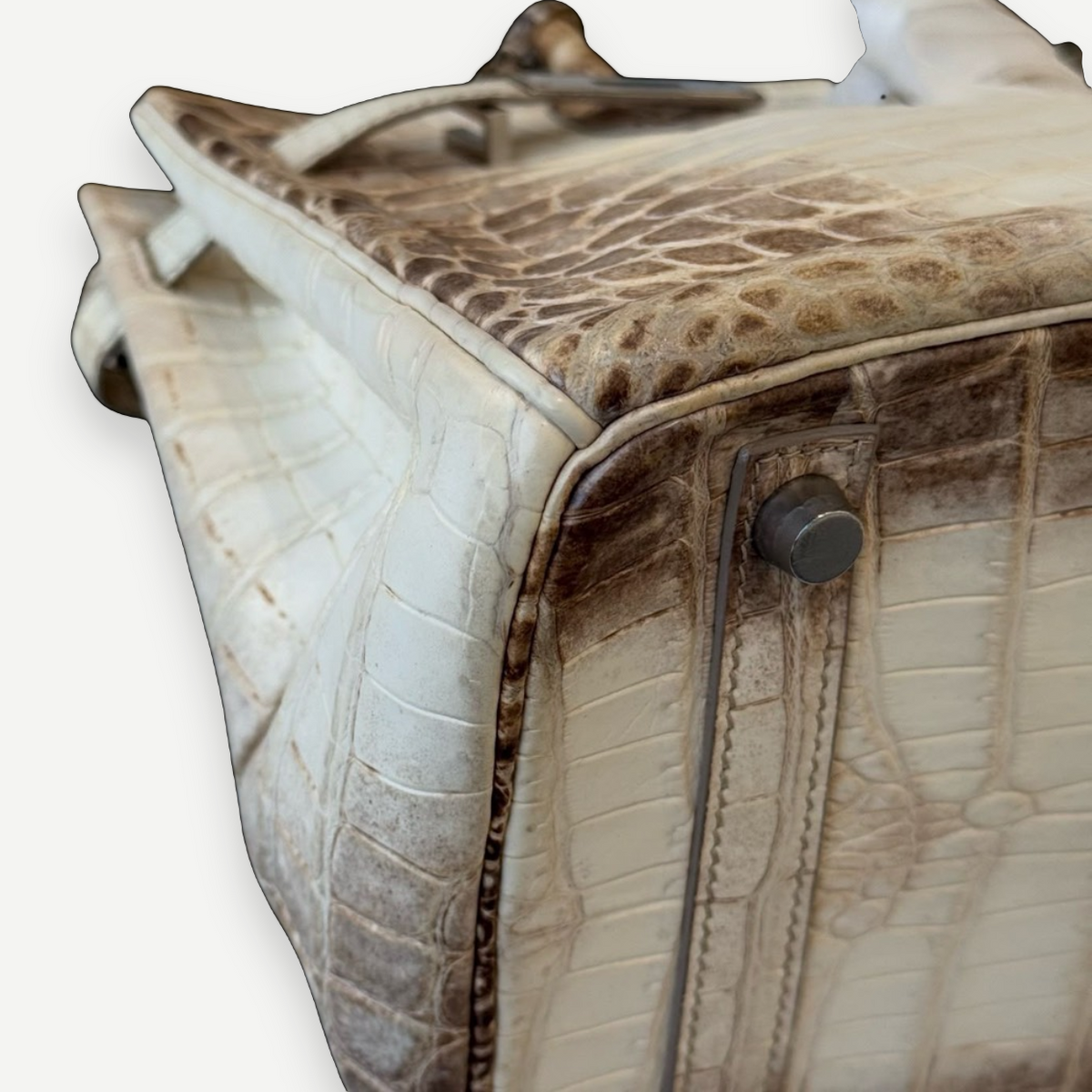 Hermès Himalaya Niloticus Crocodile Birkin 30 Palladium Hardware, 2008 | Shop Authentique Lux