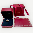 Cartier Bombe Ring 18K Yellow Gold Diamond Size 51 Full Set | Shop Authentique Lux
