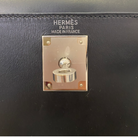 Hermès Kelly 28 Sellier, Noir Box Leather, PHW, Full Set, 2000 | Shop Authentique Lux