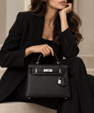 Hermès Kelly 25 Retourne Noir Togo Palladium Hardware, K Stamp, 2025 | Shop Authentique Lux