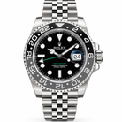 ROLEX GMT-Master II “Bruce Wayne” 126710GRNR-0003, Black Dial, Jubilee Bracelet | Shop at Authentique Lux