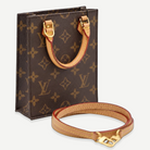 Louis Vuitton Petit Sac Plat Monogram canvas angled view | Shop Authentique Lux
