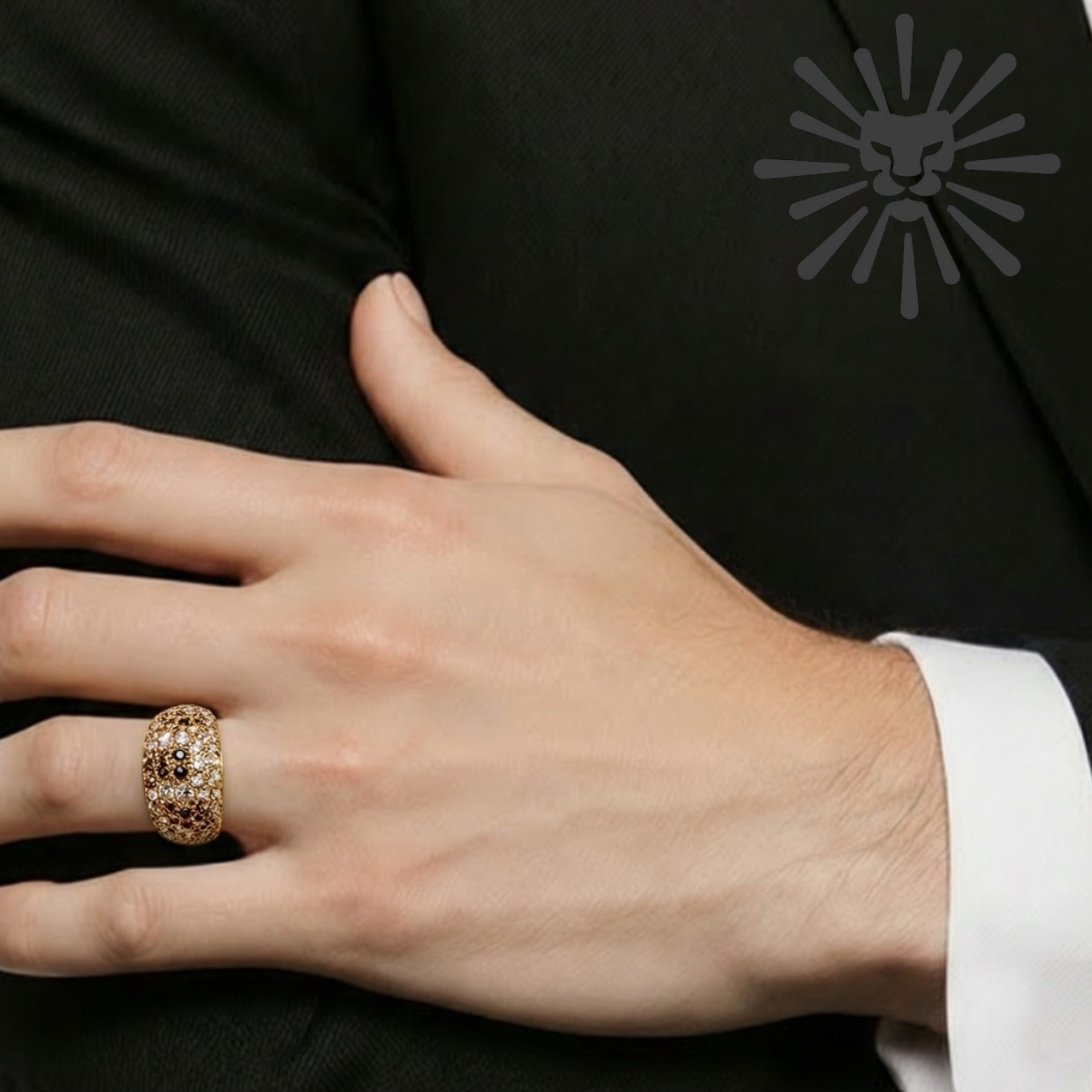 Cartier Bombay Ring 18K yellow gold size 6 Cartier 52 pre-owned with original box I
Authentique Lux