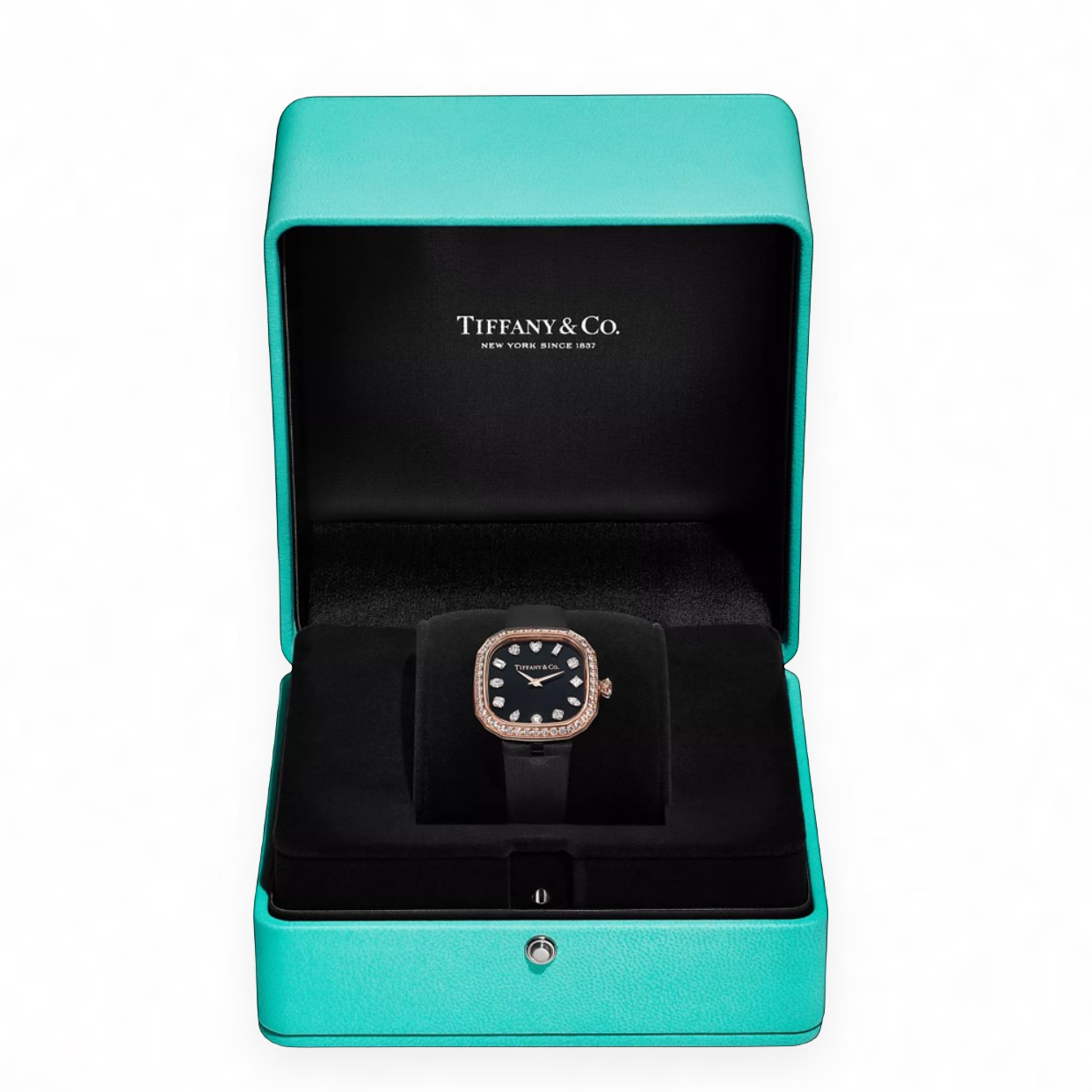 Tiffany & Co. Eternity 28mm Diamond Watch 18K Rose Gold | Shop Authentique Lux