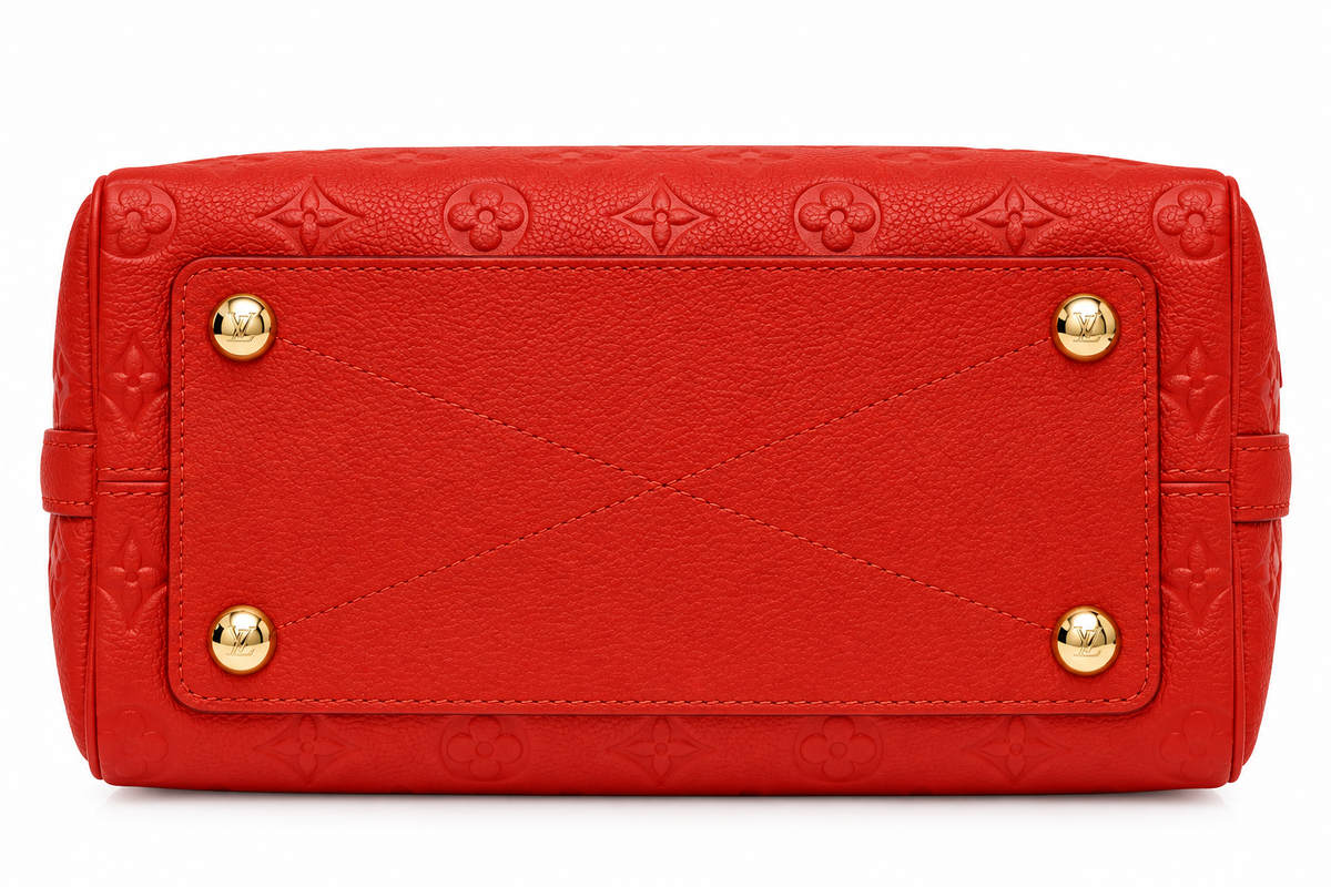 Louis Vuitton Speedy Bandoulière 25, Red Monogram Empreinte Leather, Gold Hardware | Shop Authentique Lux