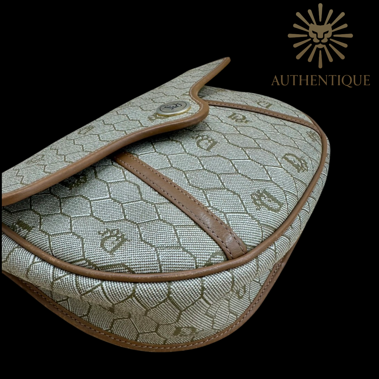 Christian Dior Vintage Honeycomb Crossbody Bag | Shop Authentique Lux