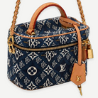 Louis Vuitton blue Since 1854 Vanity bag side view | Shop Authentique Lux