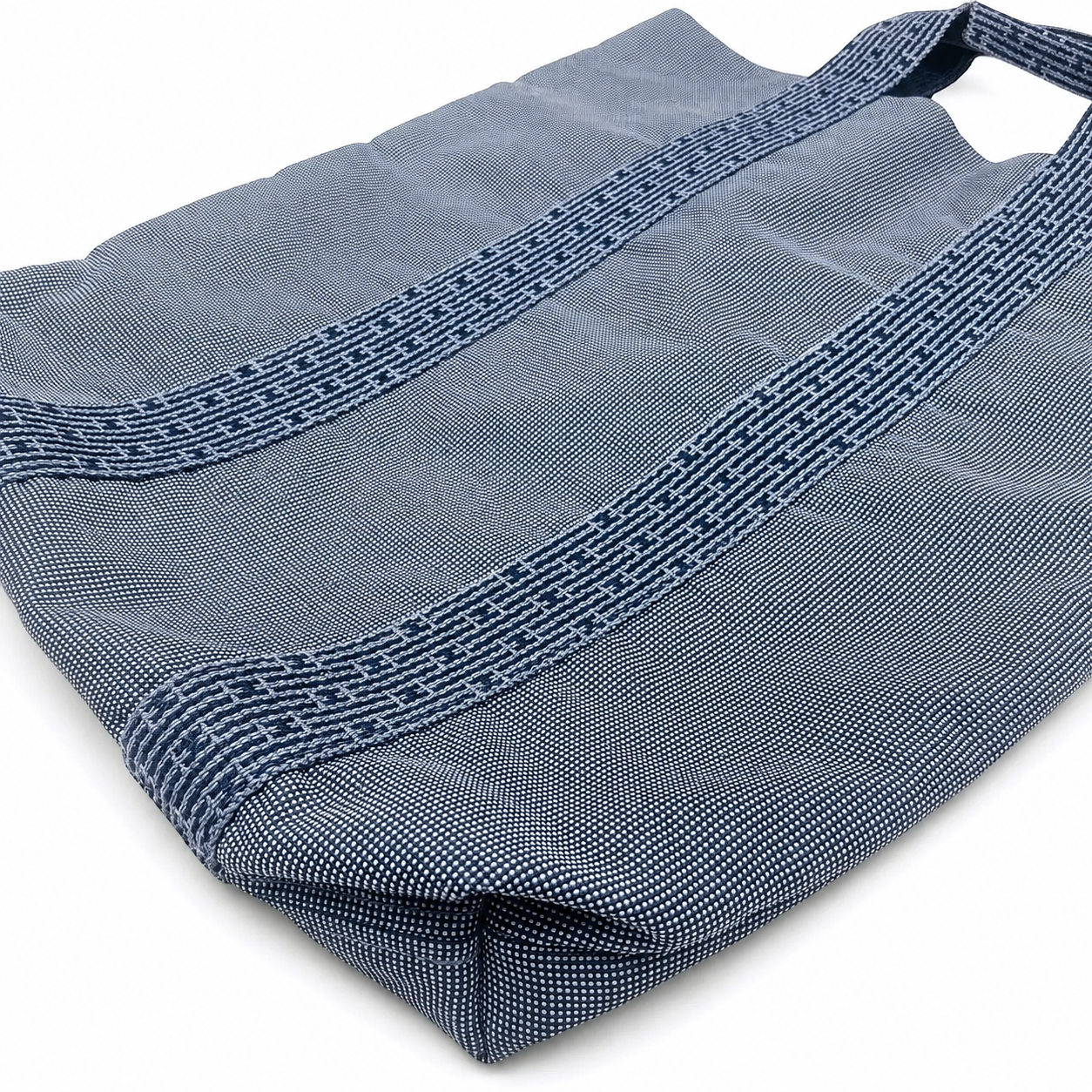 Hermès Herline Cabas MM Canvas Tote Bag, Gray | Shop Authentique Lux