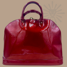 Louis Vuitton Vernis Patent Leather Alma GM - Authentique Luxury | 100% Authentic Louis Vuitton Bag