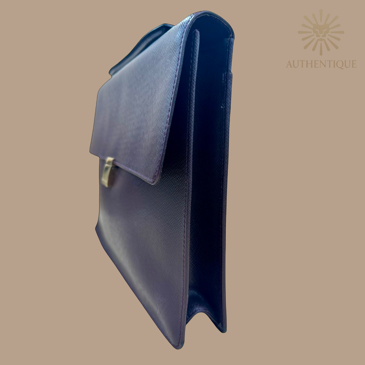 Louis Vuitton Taiga Porte-Document Angara Briefcase Ardoise 2001 Vintage | Shop Authentique Lux