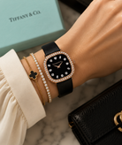 Tiffany & Co. Eternity 28mm Diamond Watch 18K Rose Gold | Shop Authentique Lux