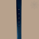 Gucci Ref. 277380 Skinny Black Leather Belt | Silver G Buckle | Size 80/32