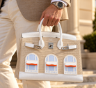 HERMÈS Birkin 20 Faubourg “Sous la Neige” Snow Sellier, Palladium Hardware, U Stamp, 2022 | Shop Authentique Lux