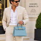 HERMÈS Blue Ciel Togo Birkin 25, Gold Hardware, 2020 | Shop Authentique Lux