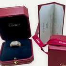 Cartier Bombe Ring 18K Yellow Gold Diamond Size 51 Full Set | Shop Authentique Lux