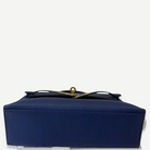 HERMÈS Bleu Saphir Swift Kelly Pochette, Gold Hardware, 2016 | Shop Authentique Lux