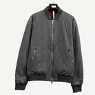 HERMÈS Reversible Padded Jacket, Charcoal Quilted Front | Shop Authentique Lux