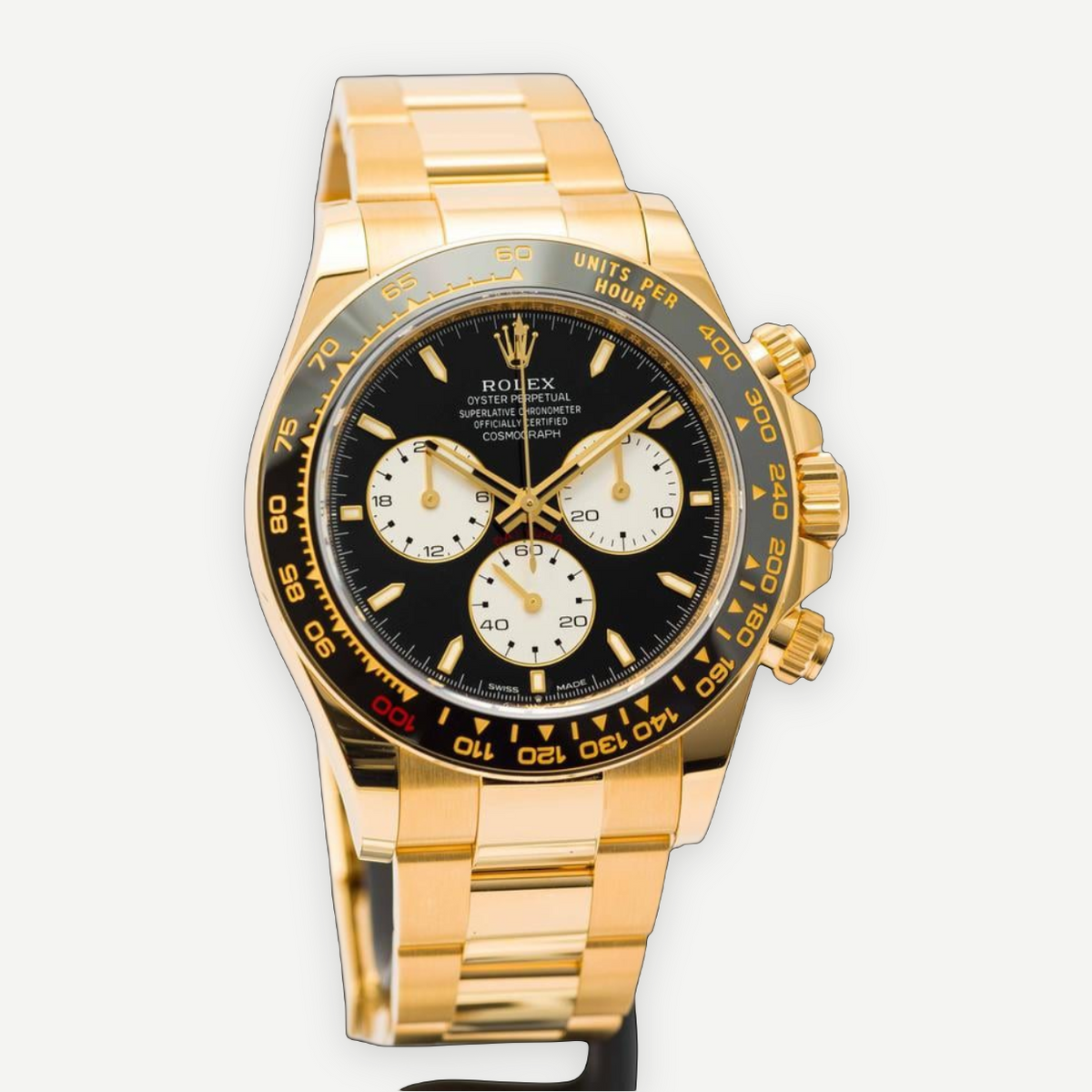  ROLEX Daytona Le Mans 126528LN, Black Dial, Yellow Gold, Full Set, 2025 | Shop Authentique Lux
