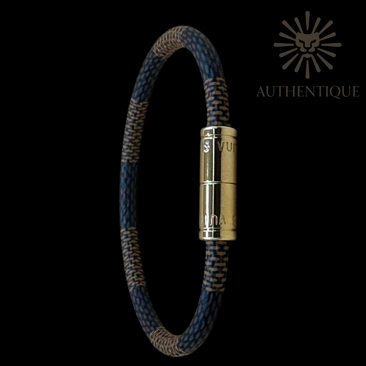 Louis Vuitton Damier Keep It Wrap Bracelet- Authentique Lux