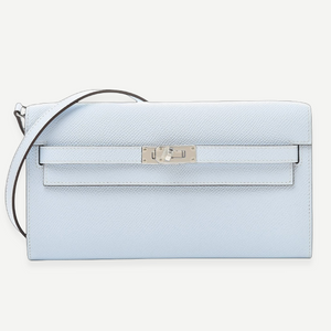 HERMÈS Brume Epsom Kelly To Go, Palladium Hardware, 2020