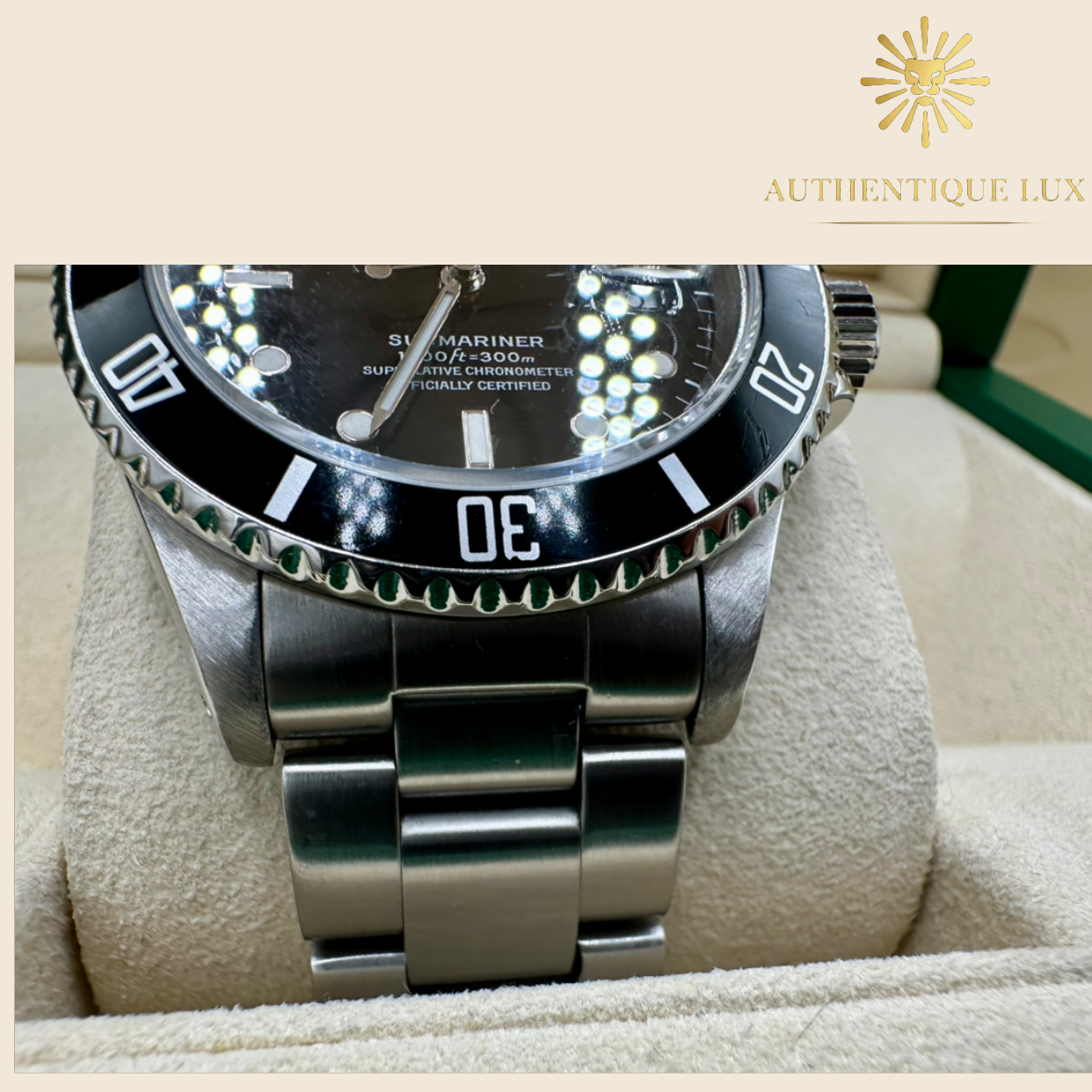 Rolex Submariner Date 16610 Tritium Dial (1997/1998) | Shop Authentique Lux