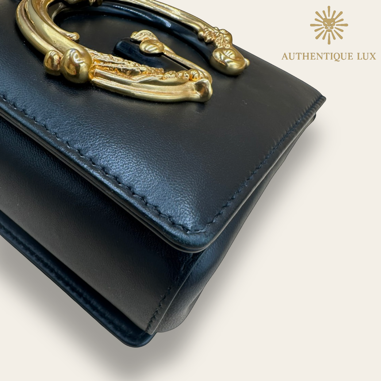 Dolce & Gabbana Nappa DG Girls Black Leather Shoulder Bag | Shop Authentique Lux