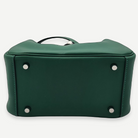Hermès Vert Moyen Swift Mini Lindy II 20 Bag, Palladium Hardware, Full Set, K Stamp, 2025 | Shop Authentique Lux