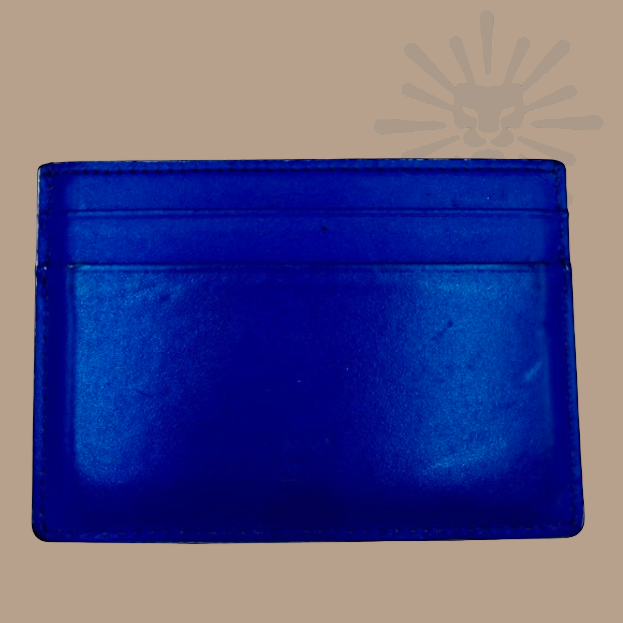 MCM Leather Printed Card Holder I Authentique Lux