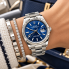 Rolex Datejust 36 126234, Blue Dial, 18K White Gold Fluted Bezel, Full Set, 2025 | Shop Authentique Lux