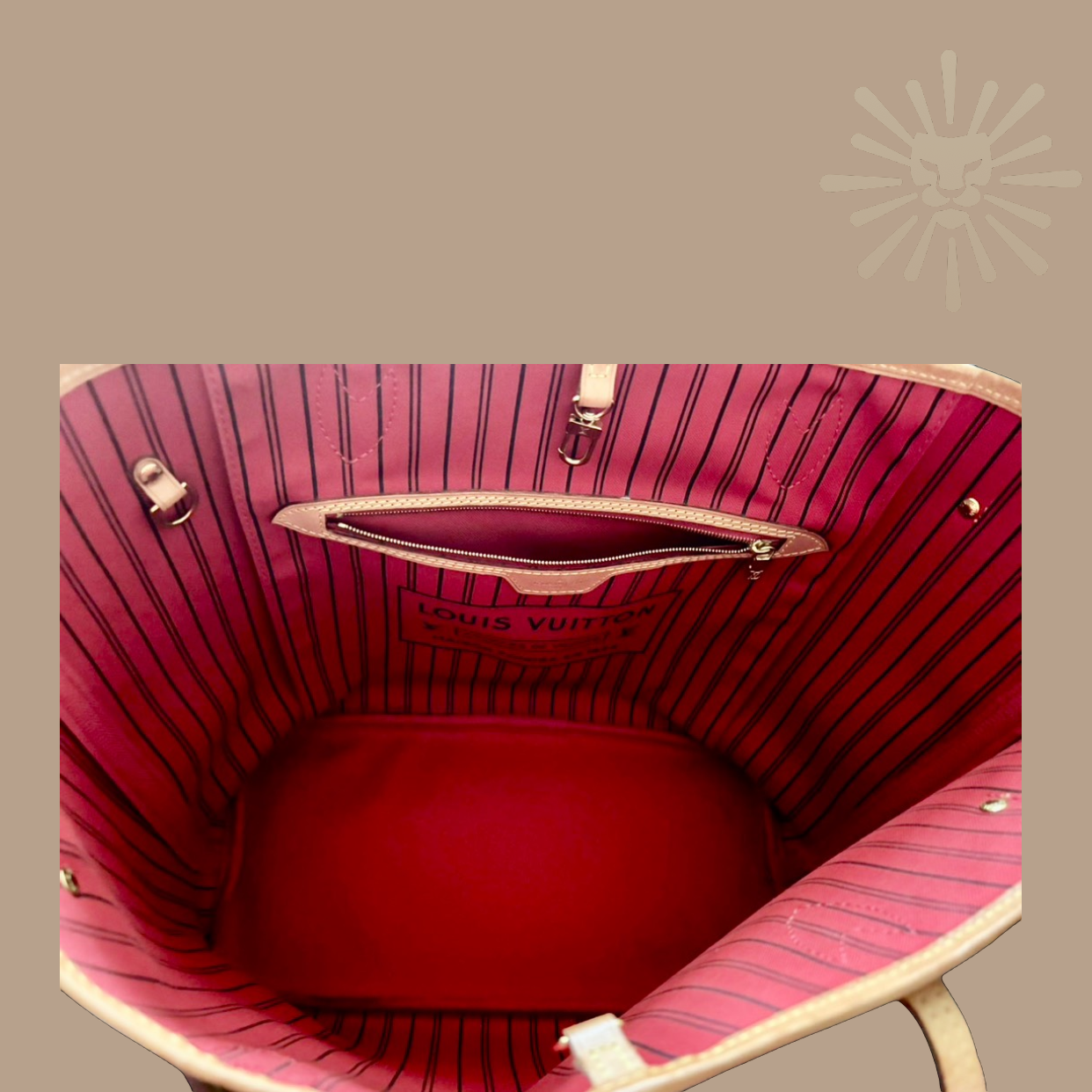 Louis Vuitton Monogram Neverfull w/ Pouch MM - Authentique Luxury | 100% Authentic Louis Vuitton Bag