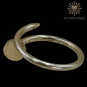Cartier Juste un Clou Ring – Small Model, 18K Yellow Gold, Size 48 (US 4.25) | Full Set