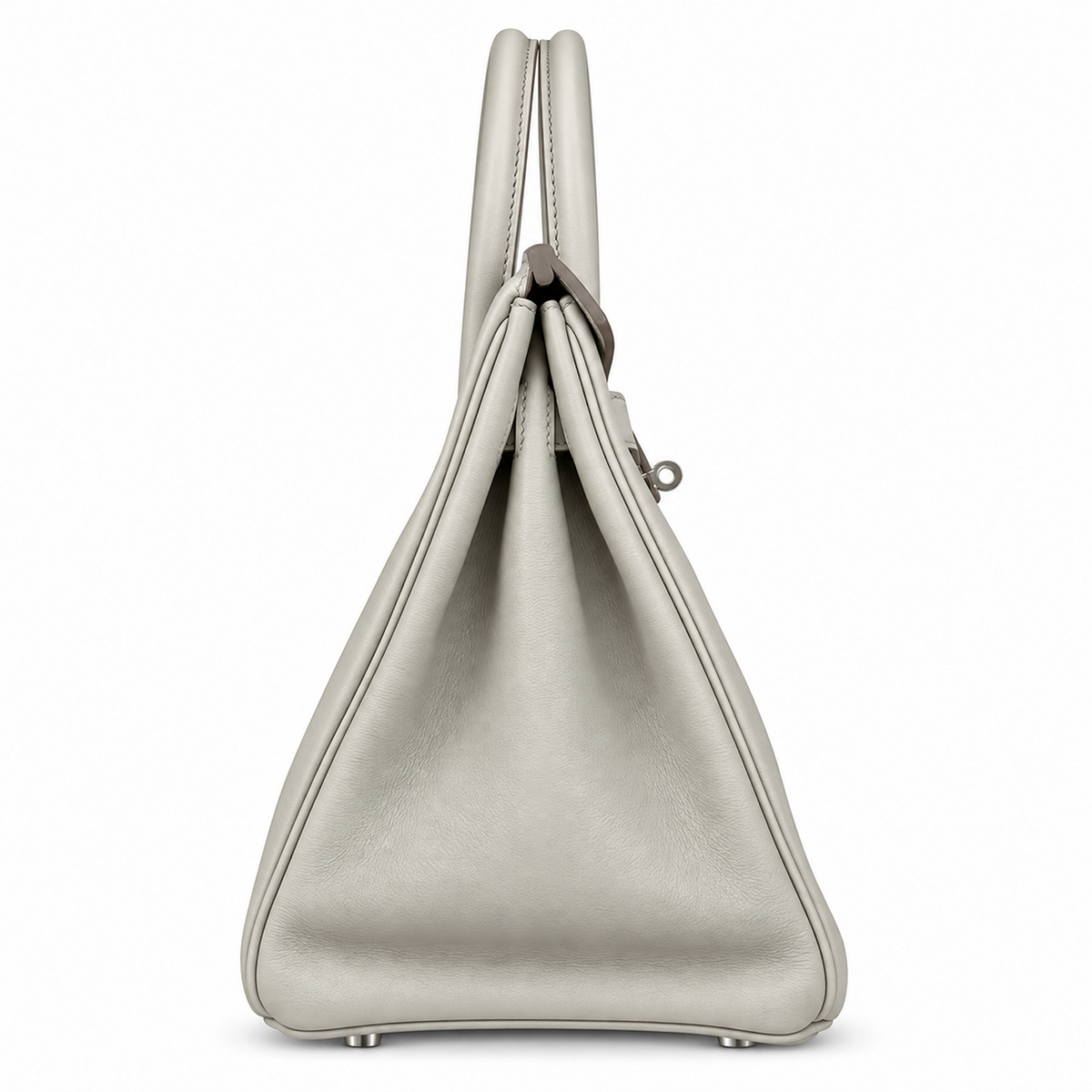 Hermès Birkin 30, Gris Perle Swift Leather, PHW, Full Set, 2012 | Shop Authentique Lux