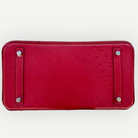 Hermès Birkin 30 in red ostrich leather with palladium hardware | Shop Authentique Lux