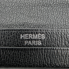 Hermès Béarn Long Wallet Alligator Leather in Noir with Aftermarket Natural Diamond H Clasp, X Stamp, 2021 | Shop Authentique Lux